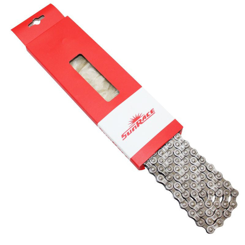 CHAINE VELO 5/6/7V. ROUTE/VTT SUNRACE CNM54 NOIR 116 MAILLONS