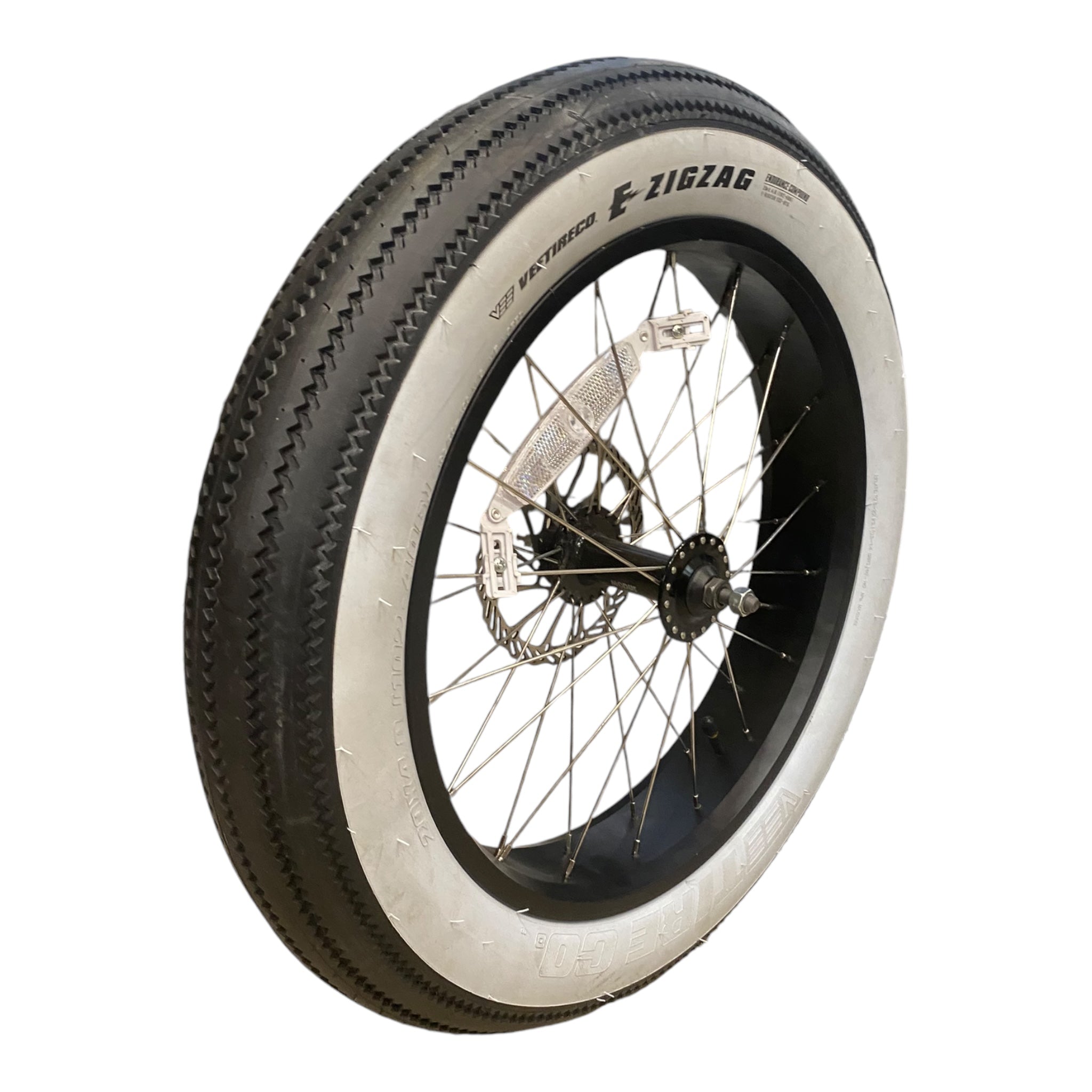 Pneu Vee tire ZIG ZAG flanc blanc 20x4.0 fat bike
