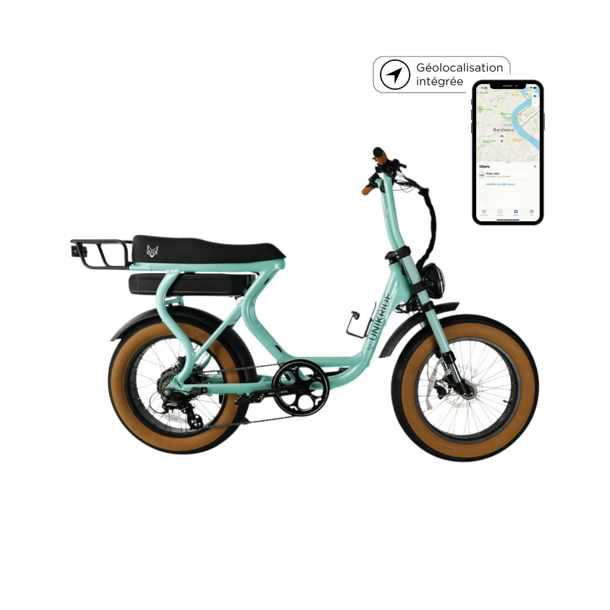 Fatstreet Classic - Two-seater electric cargo bike
