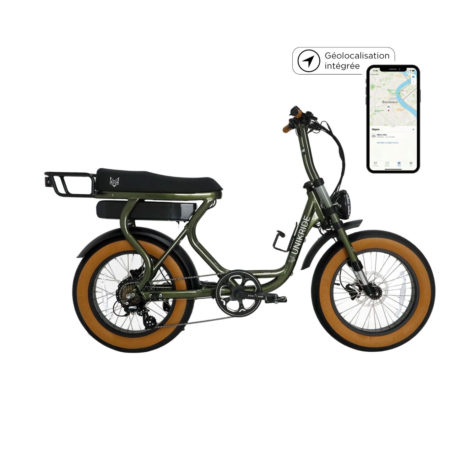 Vélo électrique biplace cargo Bordeaux