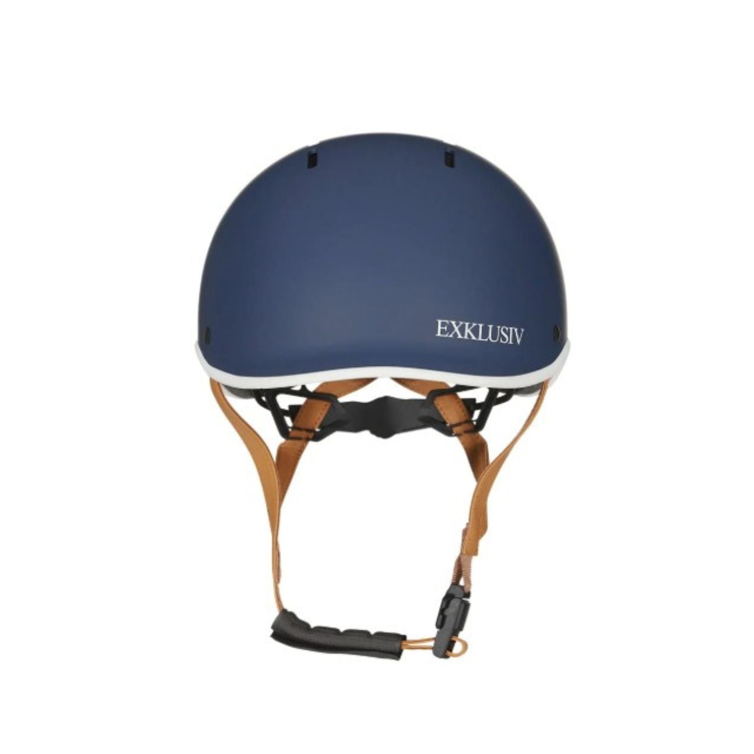 Casque Exklusiv Pure bleu mat, vue arrière