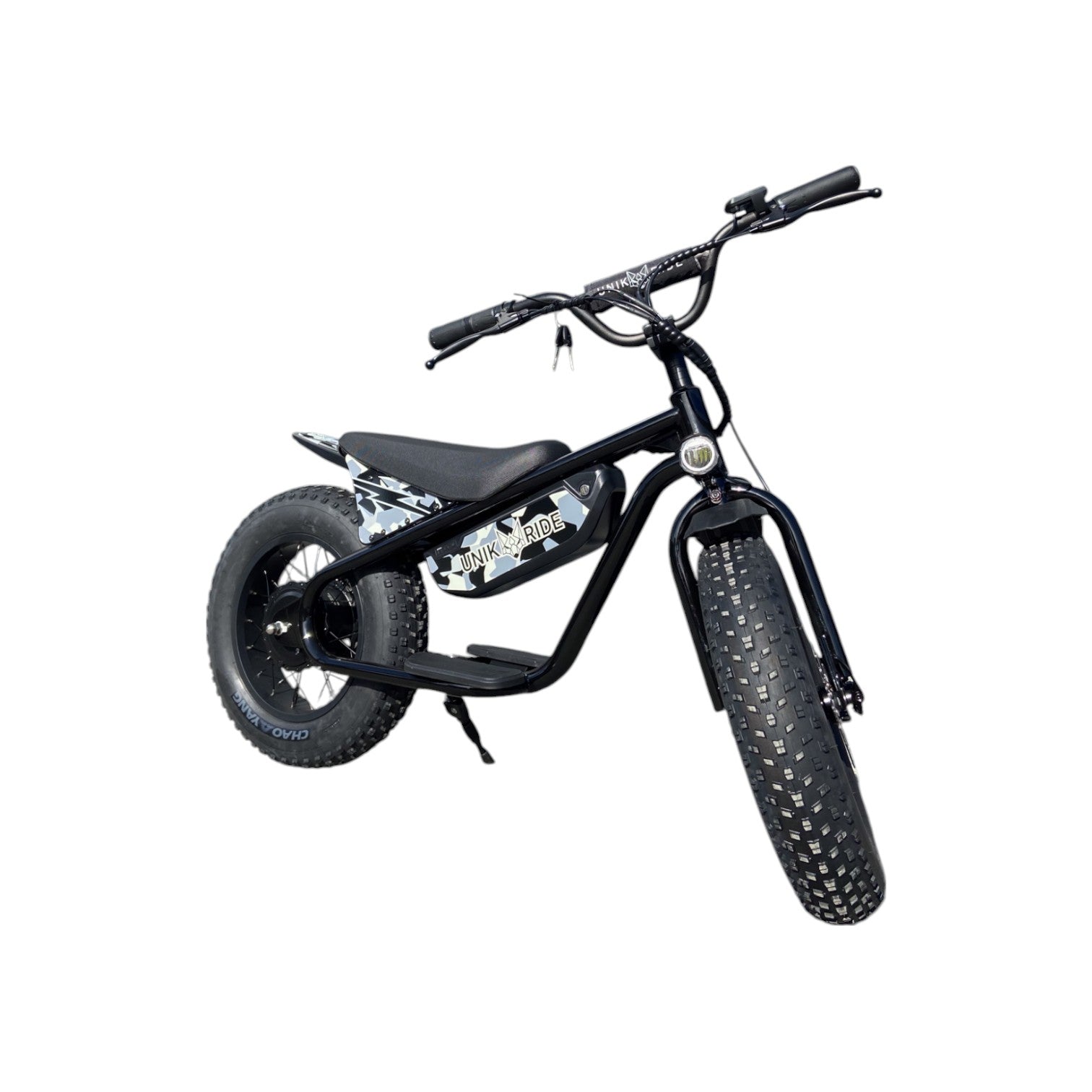 draisienne tout terrain électrique pour enfants à partir de 6 ans.