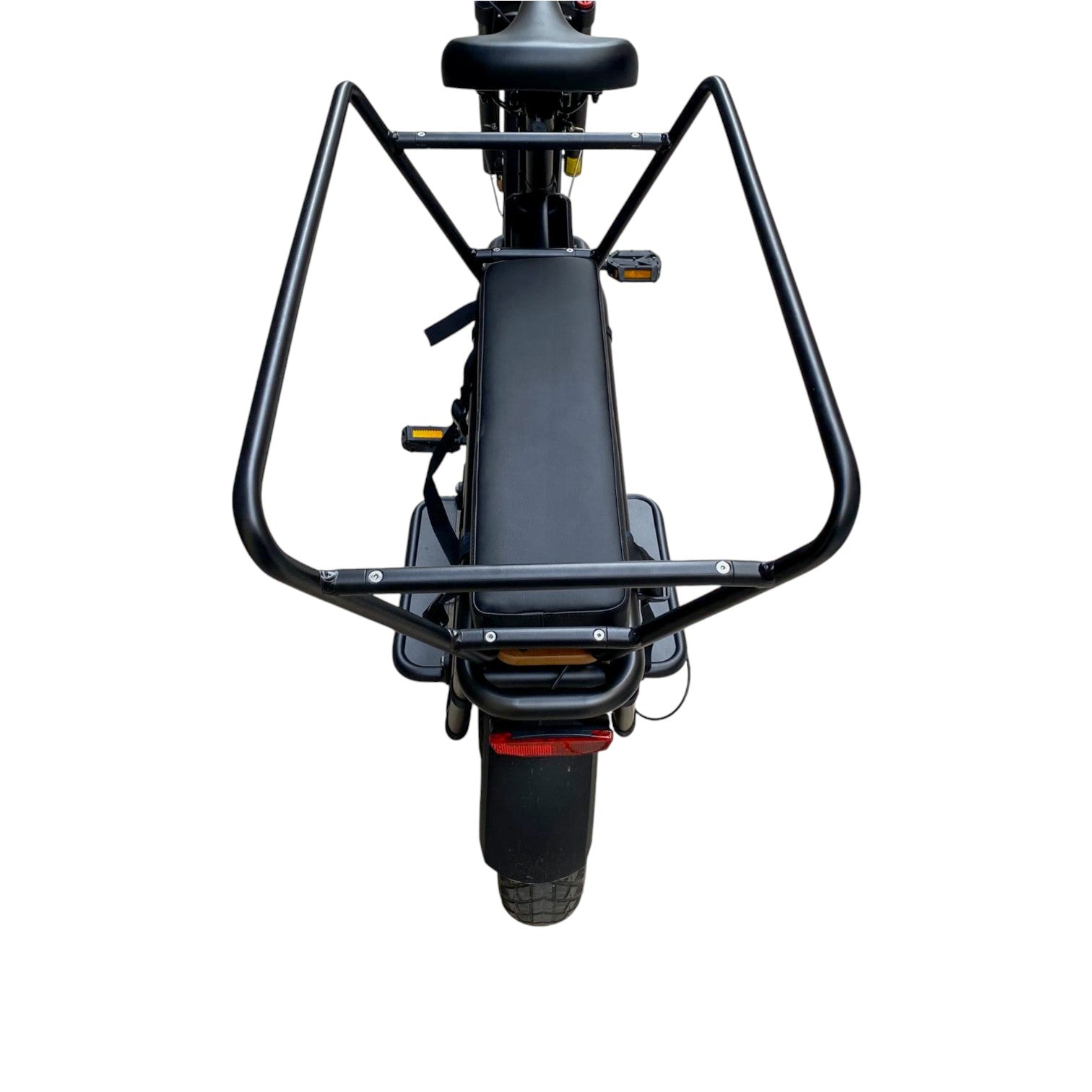 Siège enfant pour vélo cargo électrique, sécurisé et confortable.