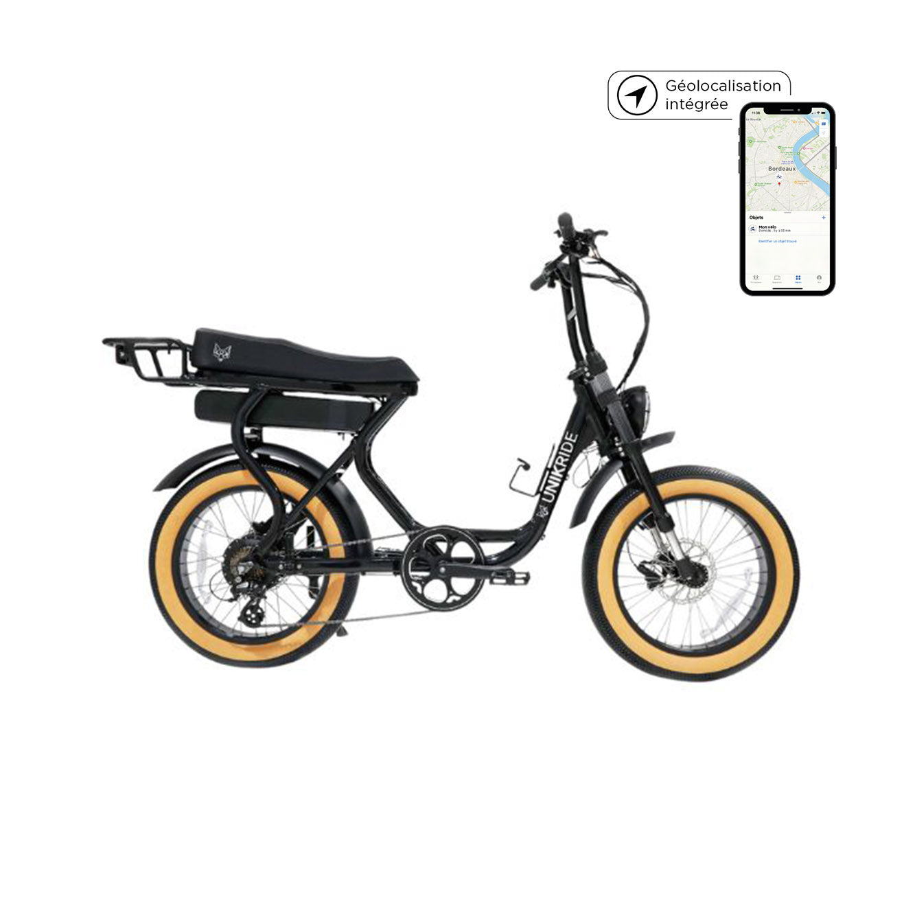 Fatstreet classic - Vélo électrique biplace cargo