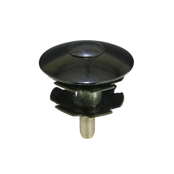 AHEAD-SET STAR CAP 1"1/8 ALU BLACK