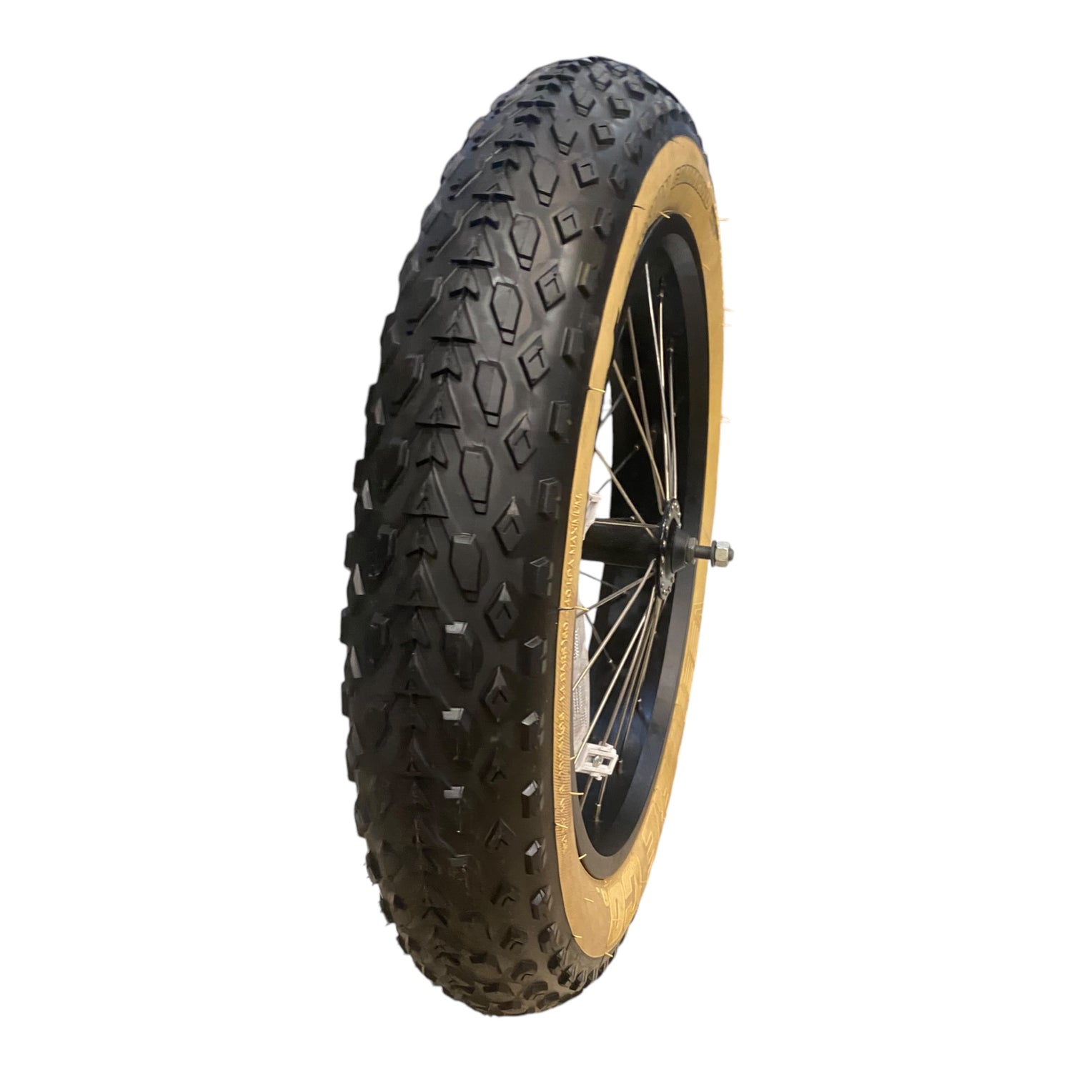 Pneu Fatbike Vee tire Mission Command Flanc Marron