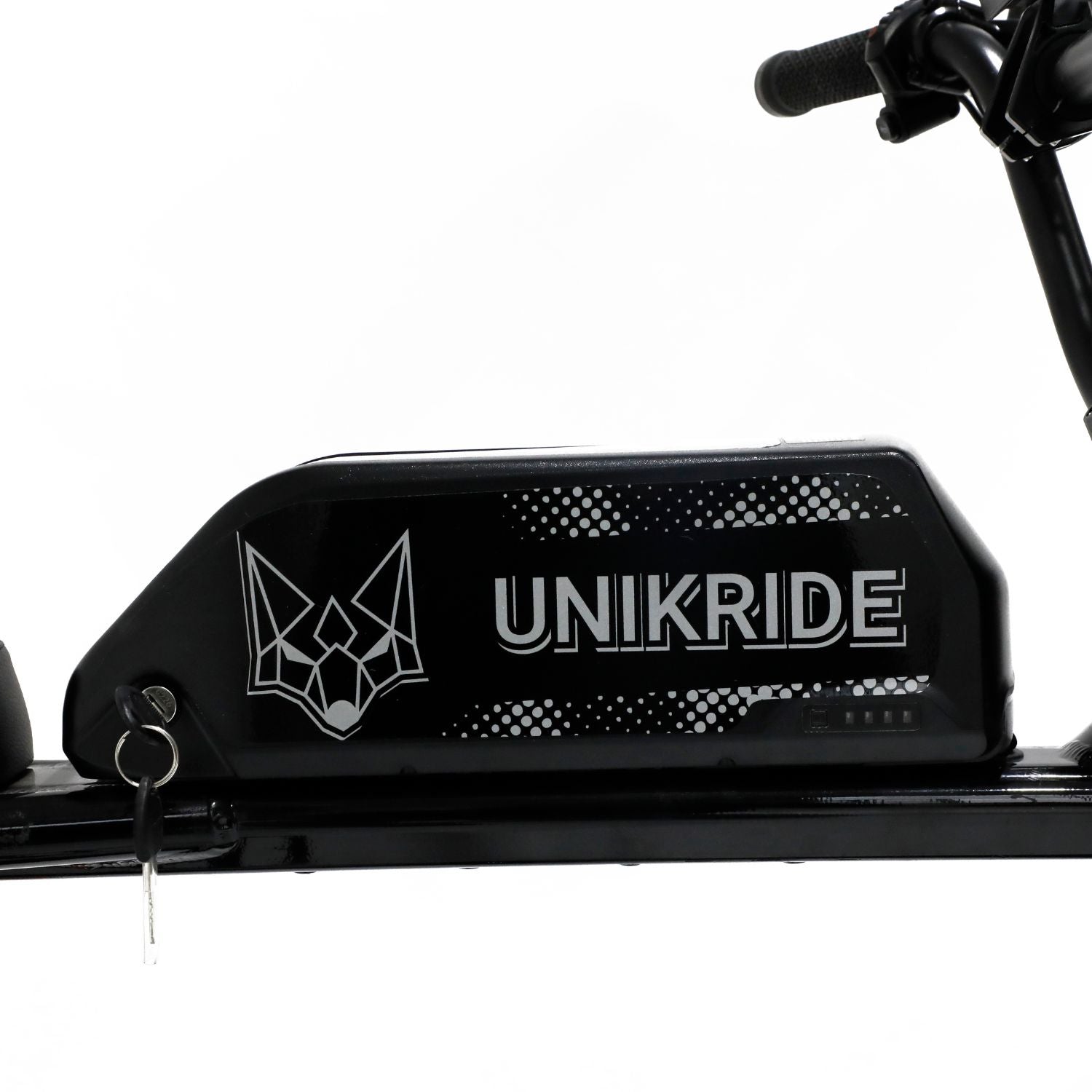 Batterie 48V intégrée sur fatbike 2 places City XS Unikride