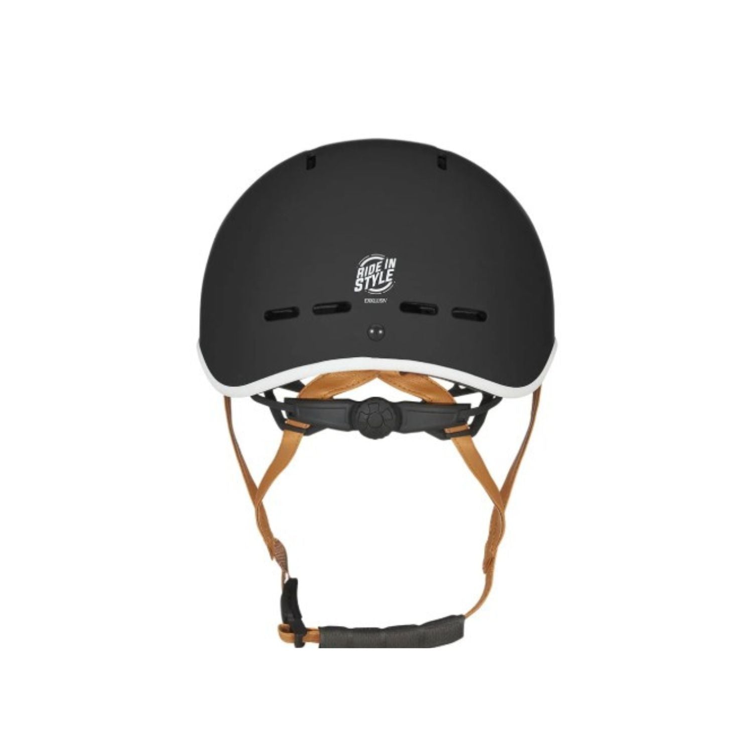Arrière du casque Exklusiv Pure noir mat avec système de réglage