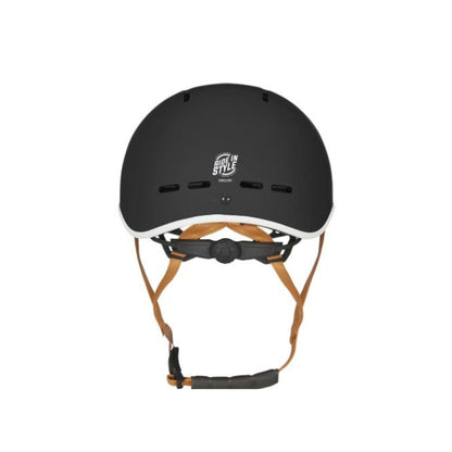 Arrière du casque Exklusiv Pure noir mat avec système de réglage
