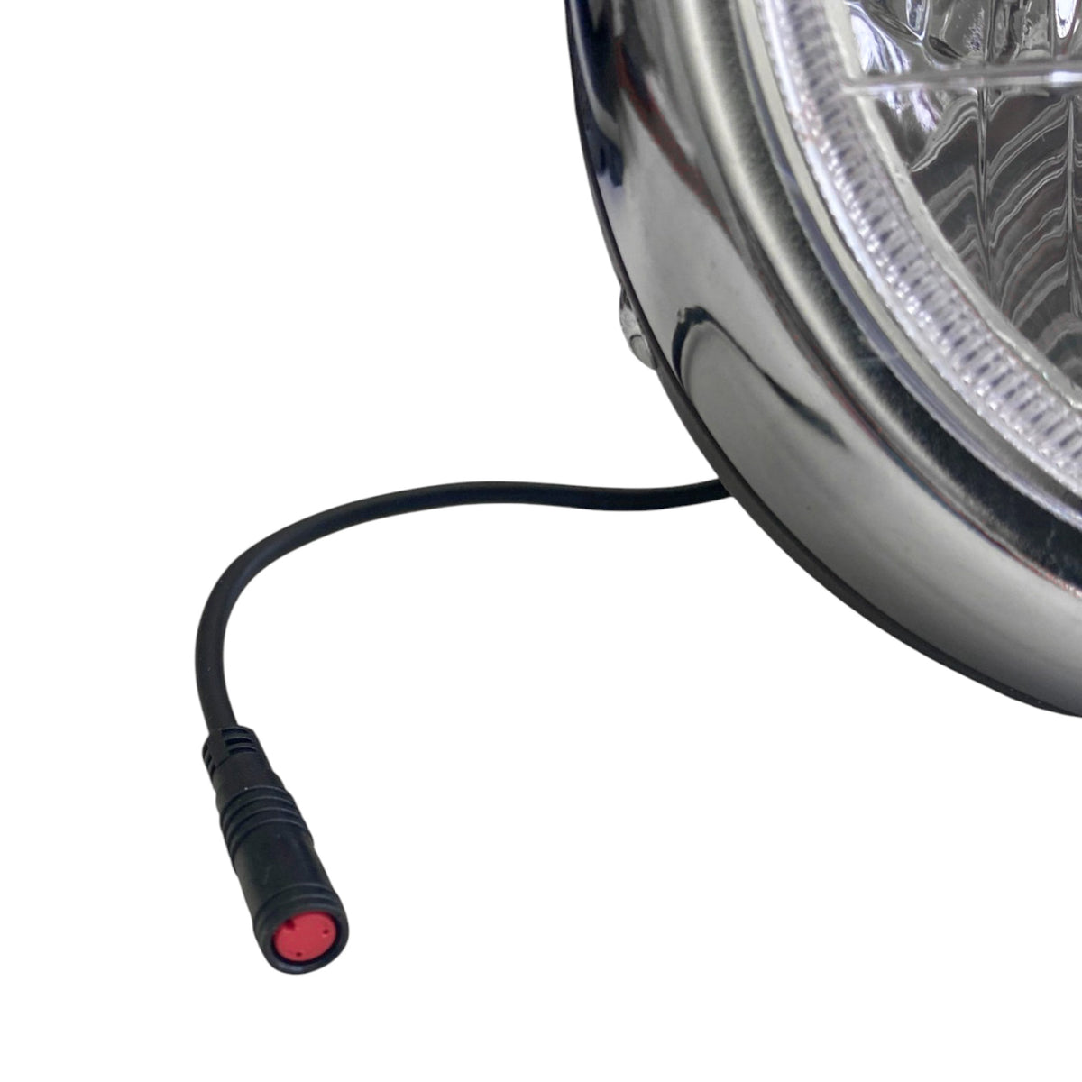 Connecteur étanche 2 broches mâle du phare avant pour vélo électrique 12-48V