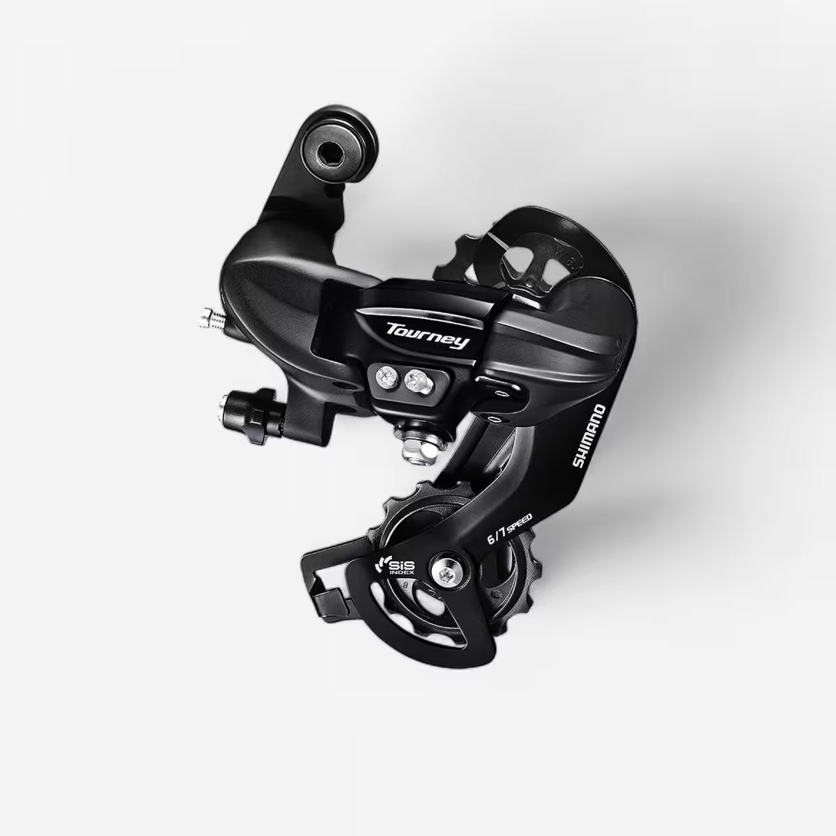 DÉRAILLEUR VTT ARRIÈRE SHIMANO TY300 6/7V. TOURNEY A VISSER
