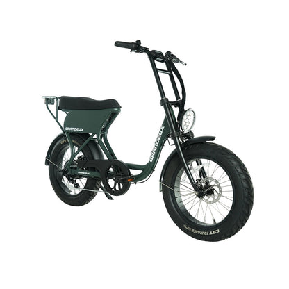 Vélo électrique à gros pneus Grandeux Xcite Pro vert forêt