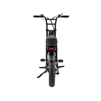 Vue arrière du fatbike biplace Grandeux Xplore avec feu arrière