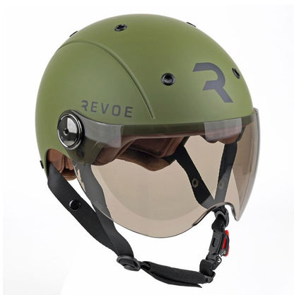 CASQUE VELO ADULTE REVOE PREMIUM URBAIN-CITY KAKI MAT