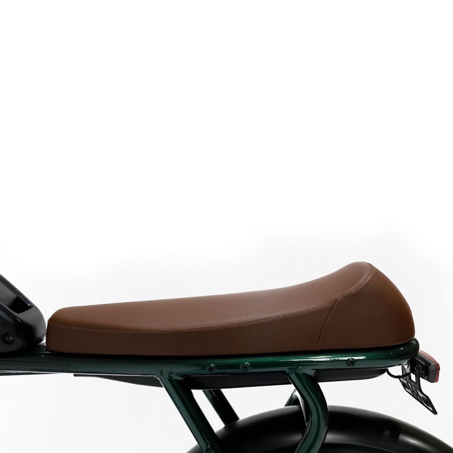 Selle bi-place confortable du fatbike électrique 2 places City S Unikride.