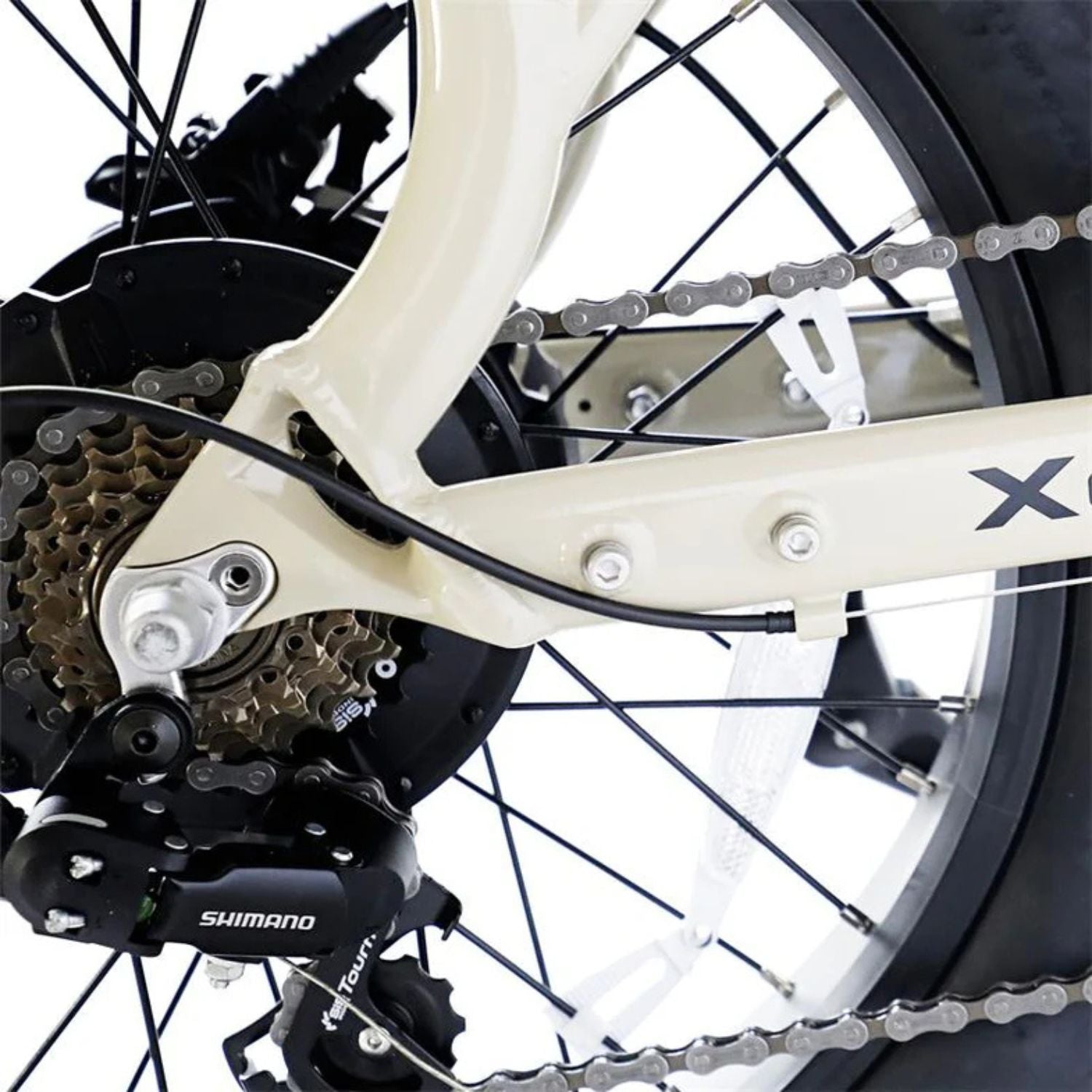 Transmission Shimano 7 vitesses du Grandeux Xcite