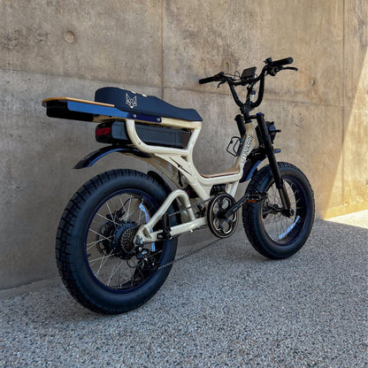 Vélo électrique 2 places Fatstreet Xtrail Limited vue arrière avec moteur intégré