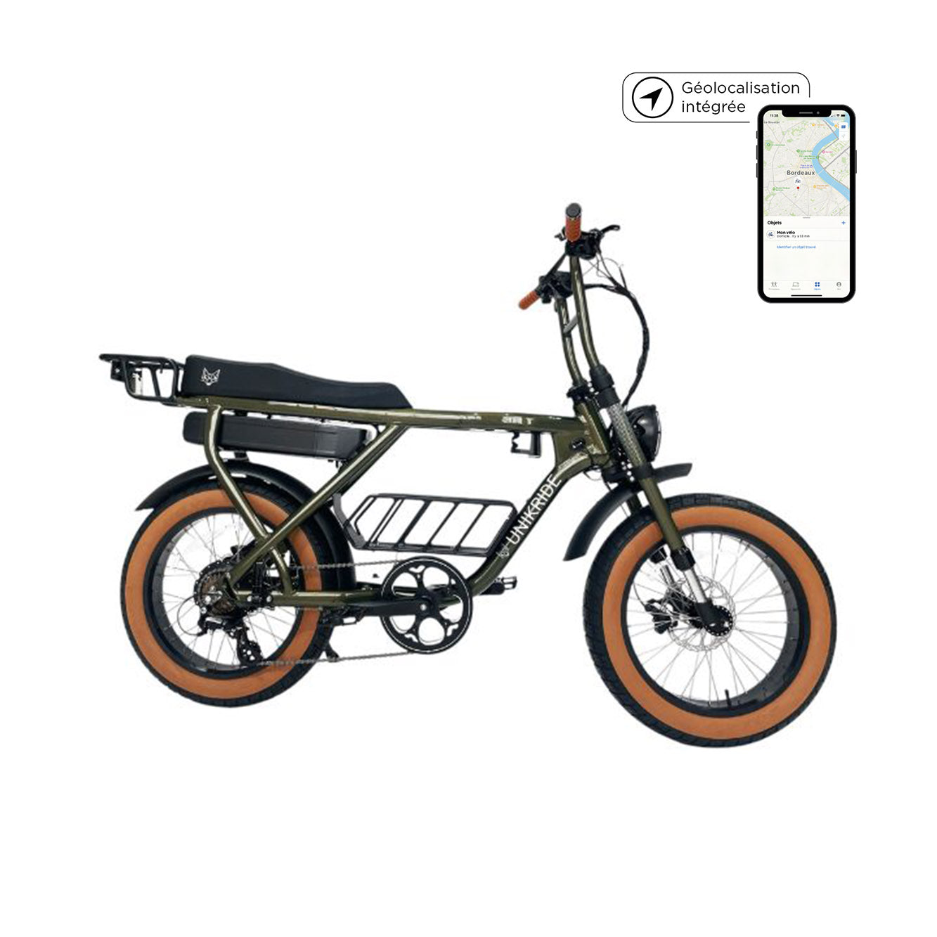 Vélo cargo biplace 2025 Fatstreet 2399€ – UNIKRIDE