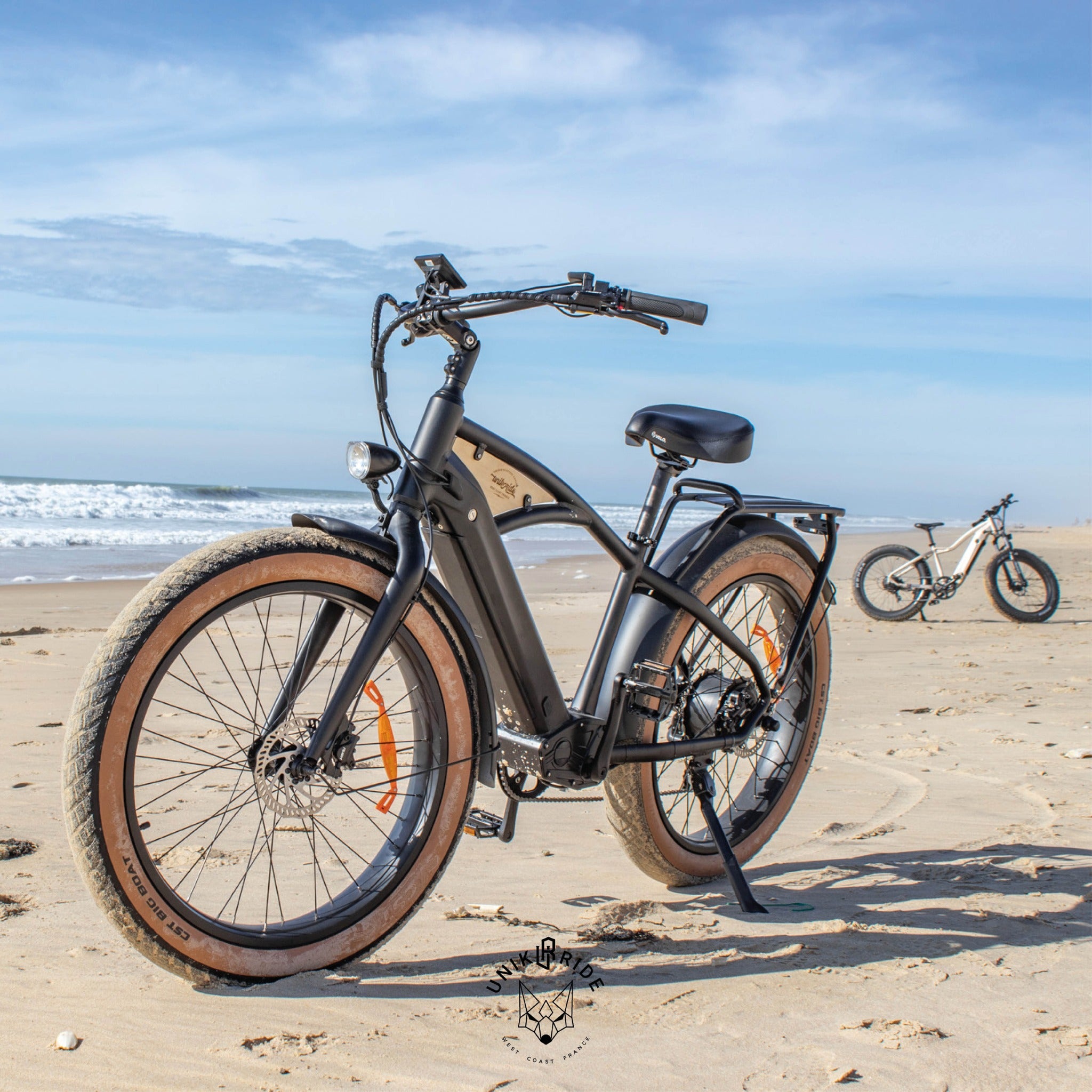 Beach Bike Cruiser Electric Californian Fat Bike UNIKRIDE