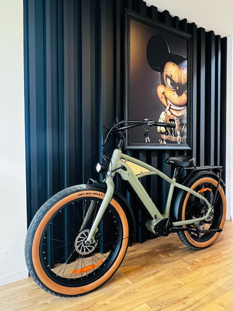 Vélo électrique fatbike cadre haut